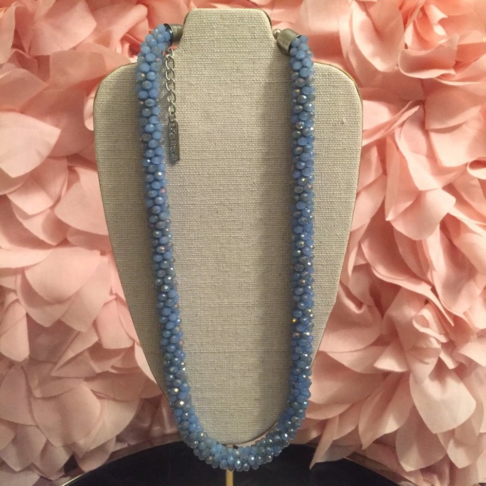 4 for $15 - Blue Bead Necklace